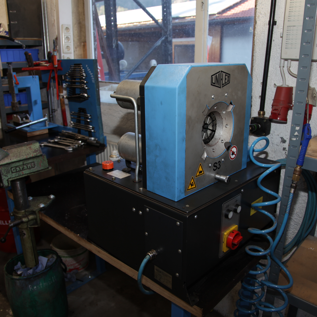 Hydraulikschlauchpresse